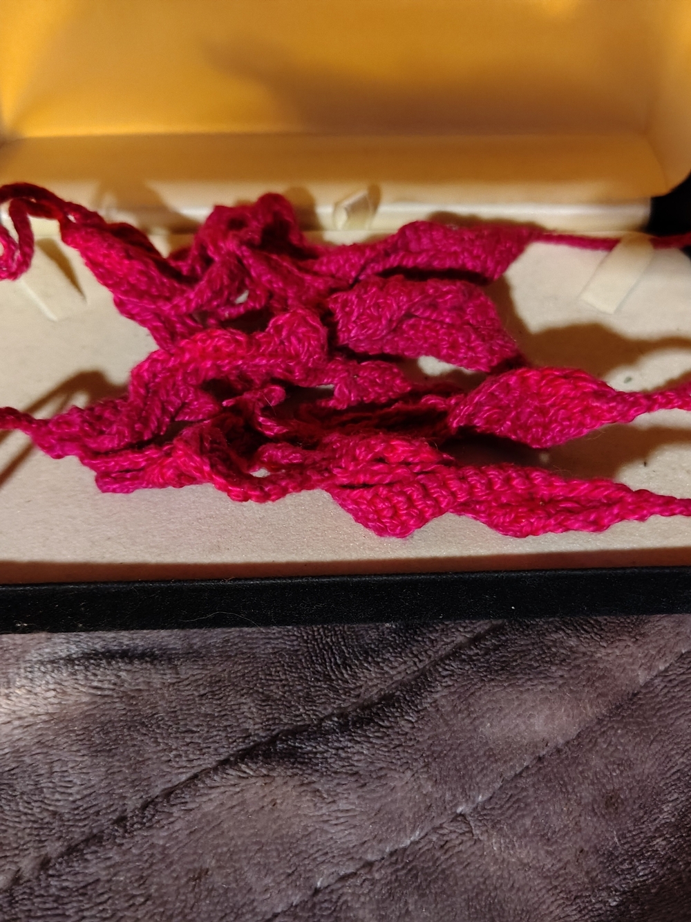 💗 New Handmade Crochet Hair Accessory in Fuchsia Pink 💗